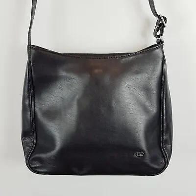 [ AUSTRALIAN BUSH COLLECTION ] Womens Black Leather Handbag RRP$300 • $95