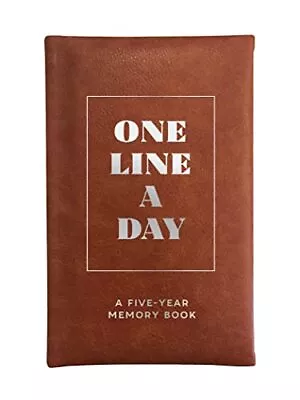 £13.87 • Buy Vegan Leather One Line A Day: A Five-Year Memory Book