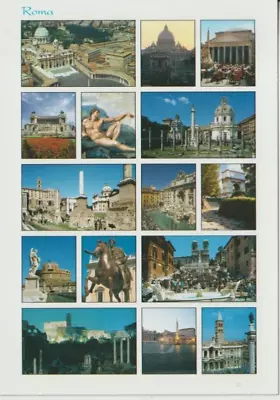 Rome Italy -  Multiview Colour Postcard • £1.35