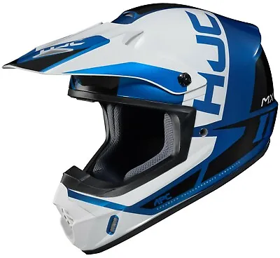 HJC CS-MX2 Creed Motocross Helmet Blue XS SM MD LG XL 2XL 3XL ATV CS-MX CSMX BK • $103.99