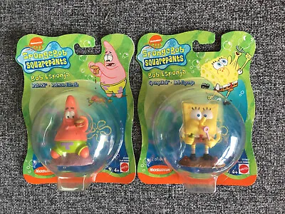 £15.50 • Buy SpongeBob SquarePants Figures SpongeBob & Patrick Mattel 2002 Viacom 10cm NEW