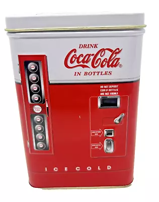 Vintage Coca-Cola Collectible Tin Can Vending Machine Design • £14.25