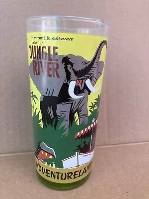 Walt Disney World Magic Kingdom Adventureland Poster Tiki Birds Glass Tumbler • $80