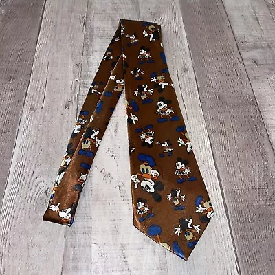 Mickey Mouse AG ToPaz Brown Dress Tie • $15