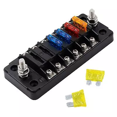 E-Bro 12V Fuse BlockMarine Fuse BlockBlade Fuse Block With Negative Bus ATC/AT • $23.87