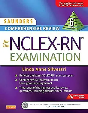 $5.07 • Buy Saunders Comprehensive Review For The NCLEX-RN® Examination Paper