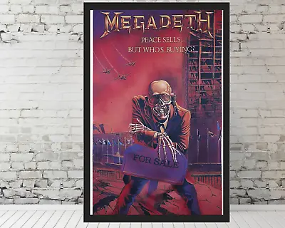 Megadeth Music Poster Print Peace Sells... But Who's Buying 11x17  FRAMED Poster • $33.90