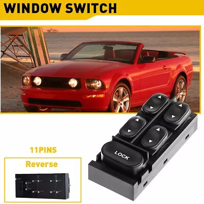 Master Power Window Door Switch For 1994-2004 Ford Mustang Convertible NEW • $17.59