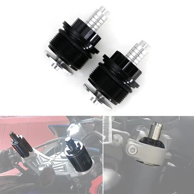 $24.65 • Buy CNC Fork Preload Adjusters Aftermarket Fit For Harley Dyna FXD/FXDL/FXDC 91-05