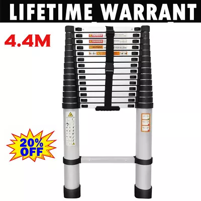 14.4 FT Multi Purpose Extension Folding Aluminum Step Ladder Multi Function Tool • $89.60