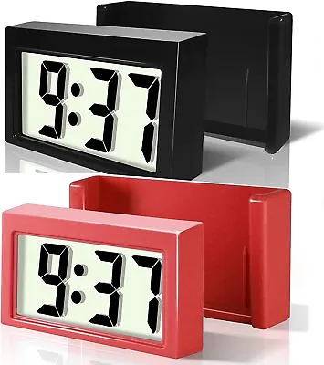 Betus Car Dashboard Digital Clock - Vehicle Adhesive Clock With Jumbo LCD Time • $7.99