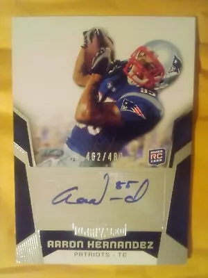 2010 Topps Unrivaled Aaron Hernandez Rookie SP RC Auto Autograph #462/480 • $99.99