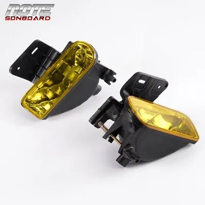 Fit For 99-02 Silverado 00-06 Suburban Tahoe Amber Lens Bumper Fog Light Lamp • $19.90