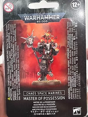 Warhammer 40k  Chaos Space Marines  Master Of Possessions - Brand New In Blister • $40