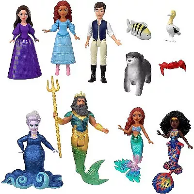 Disney The Little Mermaid Land & Sea Ariel Ultimate Story Set With 7 Small • $21.99