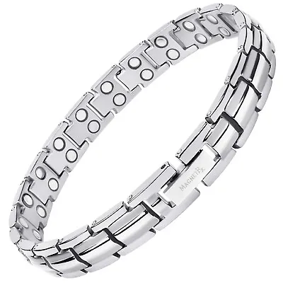 MagnetRX® Women's Titanium Magnetic Therapy Bracelet For Arthritis Pain Relief • $49.95