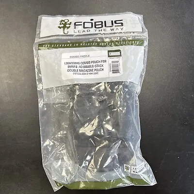 Fobus Mag/Light Pouch Fits Any 1  Diameter Flashlight & GlockH&K 9/40 Mags • $25