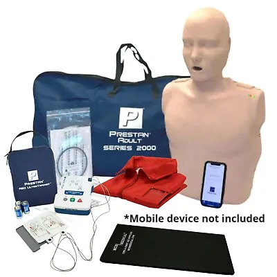 Series 2000 Adult CPR Manikin With Advanced Feedback & AED Trainer Kit • $366.95