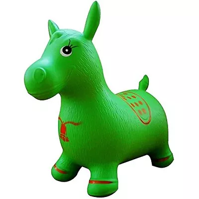 AppleRound Horse Bouncer With Hand Pump Inflatable Space Hopper Ride-on Bou... • $34.66