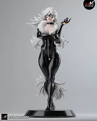 Sexy Black Cat  3d Printed Model | Unpainted | 1/24 • $18.60