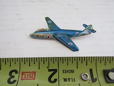 Vintage Tin Litho Metal Mini Miniature Airplane Plane Aircraft Pinback • $9.87