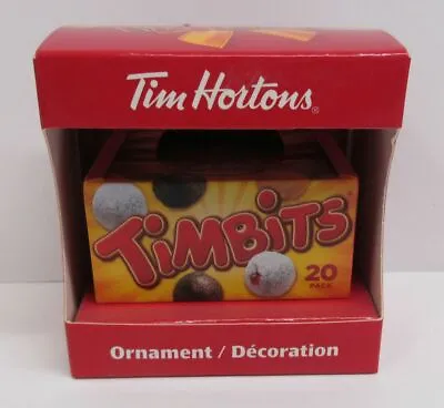 $18.69 • Buy Tim Hortons Timbits Box Christmas Tree Ornament