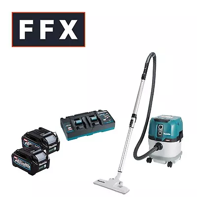 Makita  VC003GLD22 40V 265W 2x2.5Ah 15L XGT L-Class Dust Extractor Kit • £633.30