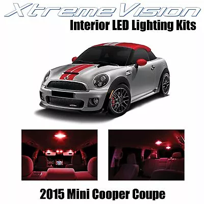 XtremeVision Interior LED For Mini Cooper Coupe 2015+ (11 PCS) Red • $11.99