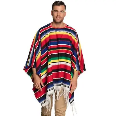 Boland Poncho Diego Mexican Men's Fancy Dress • £17.99