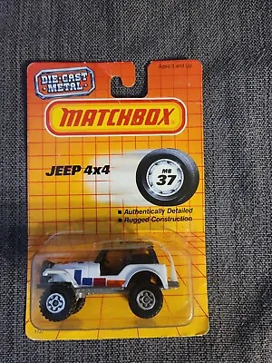 1987 Matchbox Jeep 4 X 4 Vintage Rare NIB Jeepers Beach Lovers MB37 • $5.23