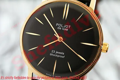 £89 • Buy POLJOT De Luxe Полет 2209 Costume Beautiful Luxury ULTRA Slim Russian USSR Watch