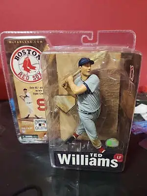 McFarlane Cooperstown Collection Series 4 MLB Ted Williams Gray Jersey Variant • $29.99