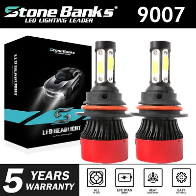 HB5 9007 LED Headlights 300000LM LED Lights Bulbs Kit High Low Beam Super Bright • $13.89