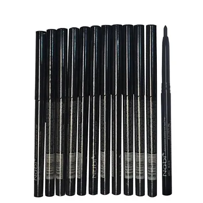 12pcs Nabi Retractable Waterproof Black Eyeliner (Wholesale Lot) • $11.99