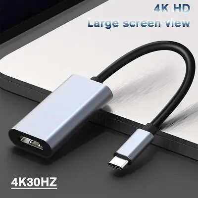 USB-C Type C To HDMI Adapter USB 3.1 Cable For MHL Android Phone Tablet Black  • $4.19