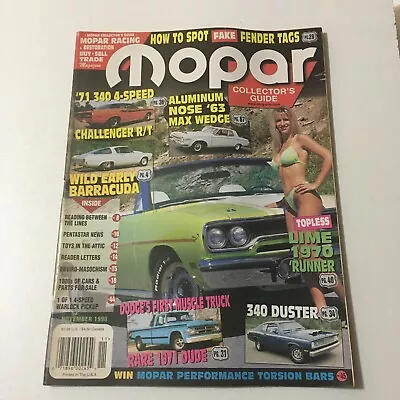 Mopar Collector's Guide MCG November 1998 Magazine Back Issue • $10.40