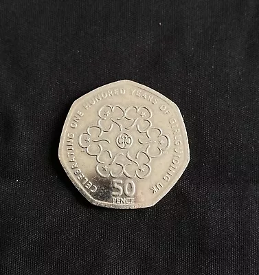 2010 50p Coin Girl Guides Celebrating 100 Years Of Girlguiding Rare Fifty Pence • £1.50
