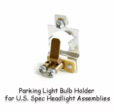 $16 • Buy Vw Type 1 2 Bug Bus Parking Light Bulb Holder For Usa Spec Headlight Assemblies