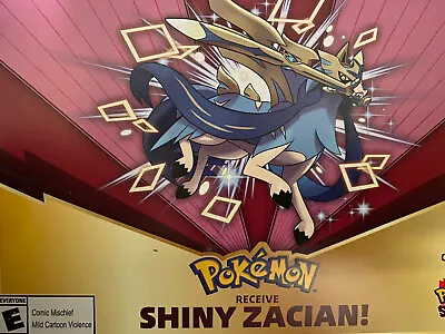 $0.99 • Buy Pokemon Sword And Shield LEGIT Gamestop Event Shiny Zacian Untouched