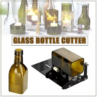 Glass Bottle Cutter Cutting Tool Upgrade Version Square & Round Bottle Cutter AU • $35.49