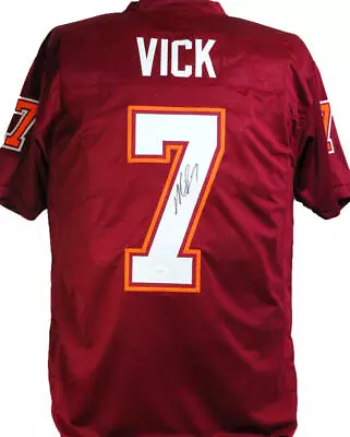Michael Vick Autographed College Style Jersey - JSA W Auth *7 • $119