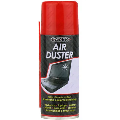 £6.99 • Buy 2 X Compressed Air Duster Spray Can Cleans & Protects Laptops Keyboards... 200ml