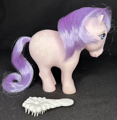 BLOSSOM With Brush G1 My Little Pony Earth Ponies 1980s Vintage Retro • £20