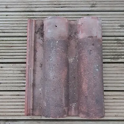 2 Pack Reclaimed Concrete Marley Bold Roll Roof Tile Weathered Red Sand Face • £10