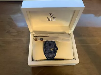 $124.99 • Buy Vabene Ladies Classico Crystal Pave Watch Blue
