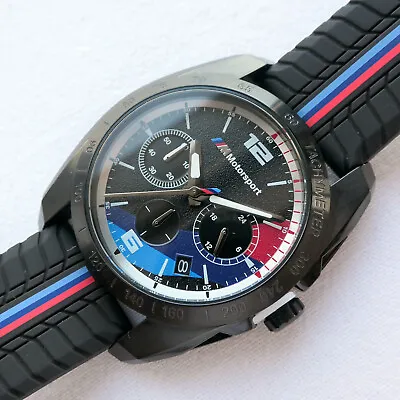 BMW Motorsport M Style Power Racing Sport Design Car Accessory Watch Chronograph • $399.20