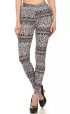 Shosho Tribal Boho Print Leggings Medium • $5