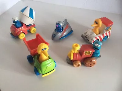 Sesame Street Super Grover Big Bird Vintage Diecast Vehicle Lot • $9