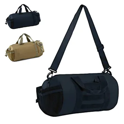 Canvas Cargo Bag Tactical Heavy Duty Cotton Large Military Duffle Bag US • $24.98