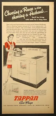 Tappan Gas Range Stove Visualite Oven Vintage Print Ad 1947 • $9.95